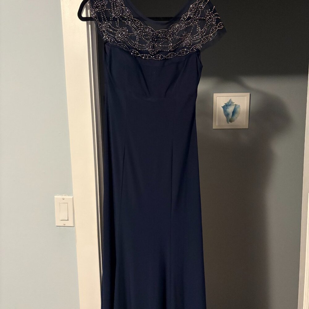 R& M Richards -  formal dress size 6 (worn once), blue